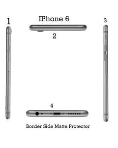 Apple iPhone 6 Side Protection Side Matte Sctrach Proof For Apple iPhone 6