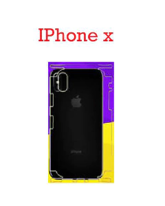 Apple iPhone X Back Protection Clear Jelly Soft Ultra Clear Jell For Apple iPhone X