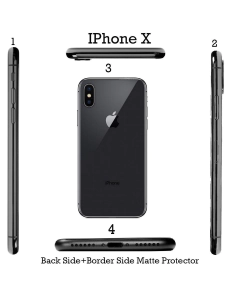 Apple iPhone X Back Protector Skin Matte Style Protector For Apple iPhone X