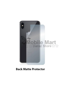 Apple iPhone XS Max Back Protector Skin Matte Style Protector For Apple iPhone XS Max