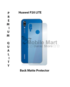 Huawei P20 Lite Back Protector Skin Matte Style Protector For Huawei P20 Lite 