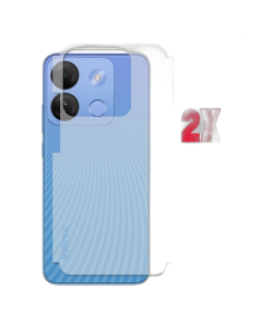 Infinix Smart 7 Back Protector Skin Matte Style Protector For Infinix Smart 7