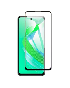 Infinix Smart 8 Plus Full Screen Protector 9D Tempered Glass Protector For Infinix Smart 8 Plus 