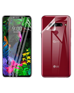 LG G8 ThinQ Front & Back Protection Clear Jelly Soft Ultra Clear Jell For LG G8 ThinQ