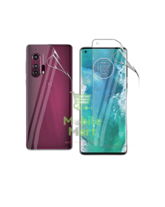 Motorola Edge Plus Front & Back Protection Clear Jelly Soft Ultra Clear Jell For Motorola Edge Plus