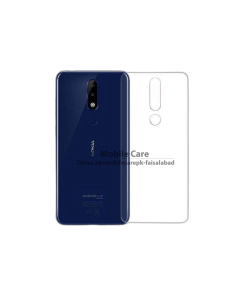 Nokia 6.1 Plus Back Protection Clear Jelly Soft Ultra Clear Jell For Nokia 6.1 Plus