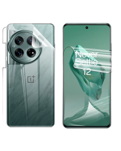 OnePlus 12 Front & Back Protection Clear Jelly Soft Ultra Clear Jell For OnePlus 12
