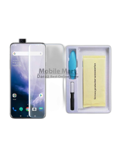 OnePlus 7 Pro Front UV Tempered Glass Protector For Fully Curved Glass For OnePlus 7 Pro