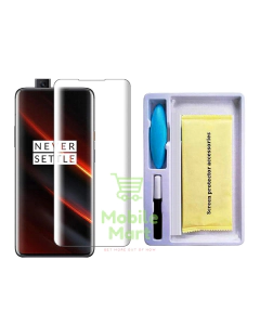 OnePlus 7T Pro Mclaren Front UV Tempered Glass Protector For Fully Curved Glass For OnePlus 7T Pro Mclaren