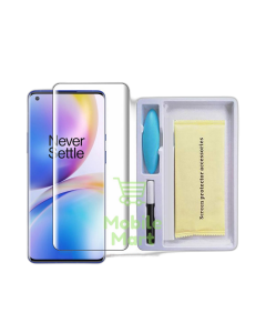 OnePlus 8 Pro Front UV Tempered Glass Protector For Fully Curved Glass For OnePlus 8 Pro
