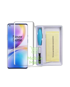 OnePlus 8 Pro Front UV Tempered Glass Protector For Fully Curved Glass For OnePlus 8 Pro