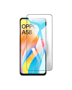 Oppo A58 4G Glass Protector simple Tempered Glass For Oppo A58 4G 