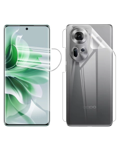 Oppo Reno 11 Front & Back Protection Clear Jelly Soft Ultra Clear Jell For Oppo Reno 11