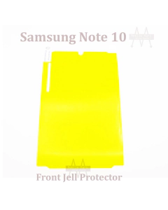 Samsung Galaxy Note 10 and Front & Back Protection Clear Jelly Soft Ultra Clear Jell For Samsung Galaxy Note 10 and