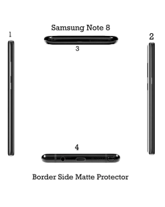 Samsung Galaxy Note 8 Side Protection Side Matte Sctrach Proof For Samsung Galaxy Note 8