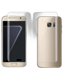 Samsung Galaxy S7 Edge Front & Back Protection Clear Jelly Soft Ultra Clear Jell For Samsung Galaxy S7 Edge