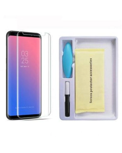Samsung Galaxy S8 Front UV Tempered Glass Protector For Fully Curved Glass For Samsung Galaxy S8