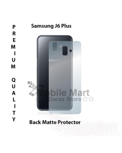 Samsung J6 Plus Back Protector Skin Matte Style Protector For Samsung J6 Plus 