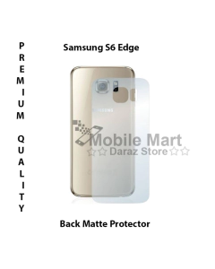 Samsung S6 Edge Back Protector Skin Matte Style Protector For Samsung S6 Edge 