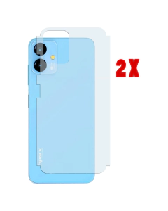 Sparx Neo 7 Plus Back Protector Skin Matte Style Protector For Sparx Neo 7 Plus