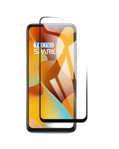Tecno Spark 10 Full Screen Protector 9D Tempered Glass Protector For Tecno Spark 10