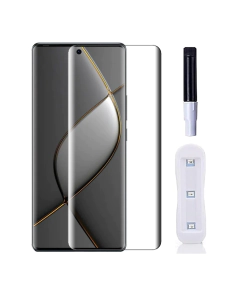 Tecno Spark 20 Pro Plus Front UV Tempered Glass Protector For Fully Curved Glass For Tecno Spark 20 Pro Plus