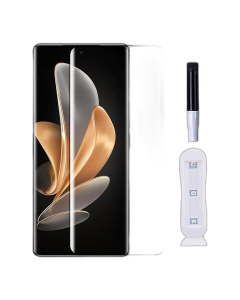 Vivo V29 Front UV Tempered Glass Protector For Fully Curved Glass For Vivo V29