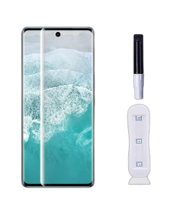 Vivo V30 Front UV Tempered Glass Protector For Fully Curved Glass For Vivo V30