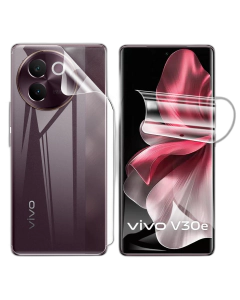 Vivo V30e Front & Back Protection Clear Jelly Soft Ultra Clear Jell For Vivo V30e