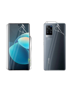Vivo X60 Pro Front & Back Protection Clear Jelly Soft Ultra Clear Jell For Vivo X60 Pro