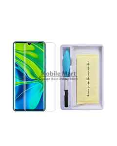 Xiaomi Mi Note 10 Lite Front UV Tempered Glass Protector For Fully Curved Glass For Xiaomi Mi Note 10 Lite