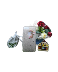 IPhone 8 Plus Back Cover Gold Women Girl Cute Bowtie Candy Crystal Bling Glitter Ladies Cover For IPhone 8 Plus