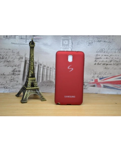 Samsung Note 3 Neo Back Cover Soft Matte TPU Case Cover For Note 3 Neo - Red