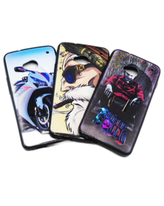 HTC One (M7) Back Cover Multicolour Silicon Case For HTC M7