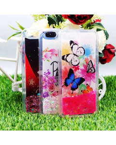 Apple iPhone 6 Back Cover Water Glitter Shiny Ladies Soft Silicon Case For iPhone 6
