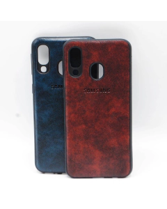 Samsung A40 Back Cover Leather Case For Galaxy A40