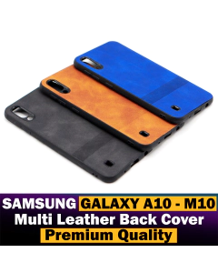 Samsung Galaxy M10 Back Cover Leather Soft Color Full Silicon Cover For Boys