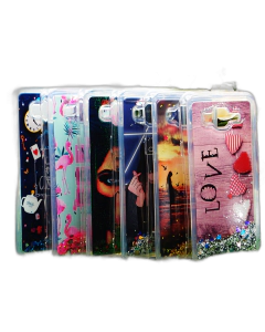 Samsung J5 Back Cover Water Shiny Ladies Soft Silicon Case For Galaxy J5 - Glitter