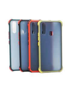 Vivo Y12 Back Cover Smoky Matte Bumper Armor Case For Vivo Y12