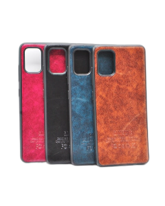 Samsung A51 Back Cover Leather Type Soft Case For Galaxy A51