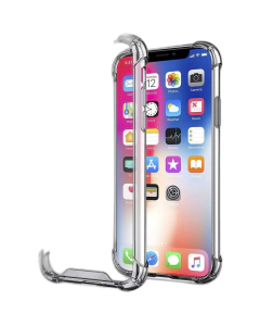 Apple iPhone X Back Cover Transparent Extra Bumper Anti Shock Soft Crystal Clear Case For X