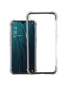 Oppo A7 Back Cover Transparent Extra Bumper Anti Shock Soft Crystal Clear Case For Oppo A7