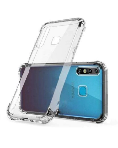 Infinix Hot 8 Back Cover Tecno Extra Bumper Anti Shock Soft Crystal Clear Case For Hot 8