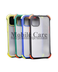 Apple iPhone 12 5.4 Back Cover Shock Proof Camera Extra Bumper Case Cover For iPhone 12 5.4 - Smoky Matte
