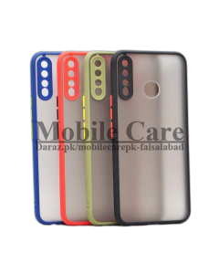 Infinix Hot 8 Back Cover Camera Case Cover For Tecno Spark 4 - Smoky Matte