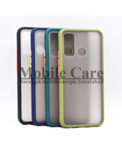 Tecno Camon 15 Back Cover Smoky Matte Armor Case For Camon 15