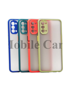 Oppo Reno 4 Back Cover Smoky Matte Armor Case Camera protection Cover For Oppo Reno 4
