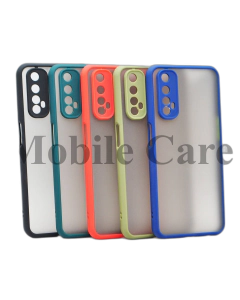 Realme 7 Back Cover Smoky Matte Armor Case Camera Protection Cover For Realme 7