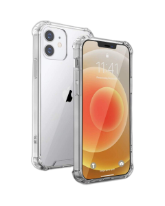 Apple iPhone 12 5.4 Back Cover Transparent Extra Bumper Anti Shock Soft Crystal Clear Case For Apple iPhone 12 5.4