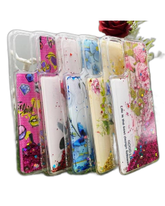 Oppo Reno 4 Back Cover Water Shiny Ladies Soft Silicon Case For Oppo Reno 4 - Glitter
